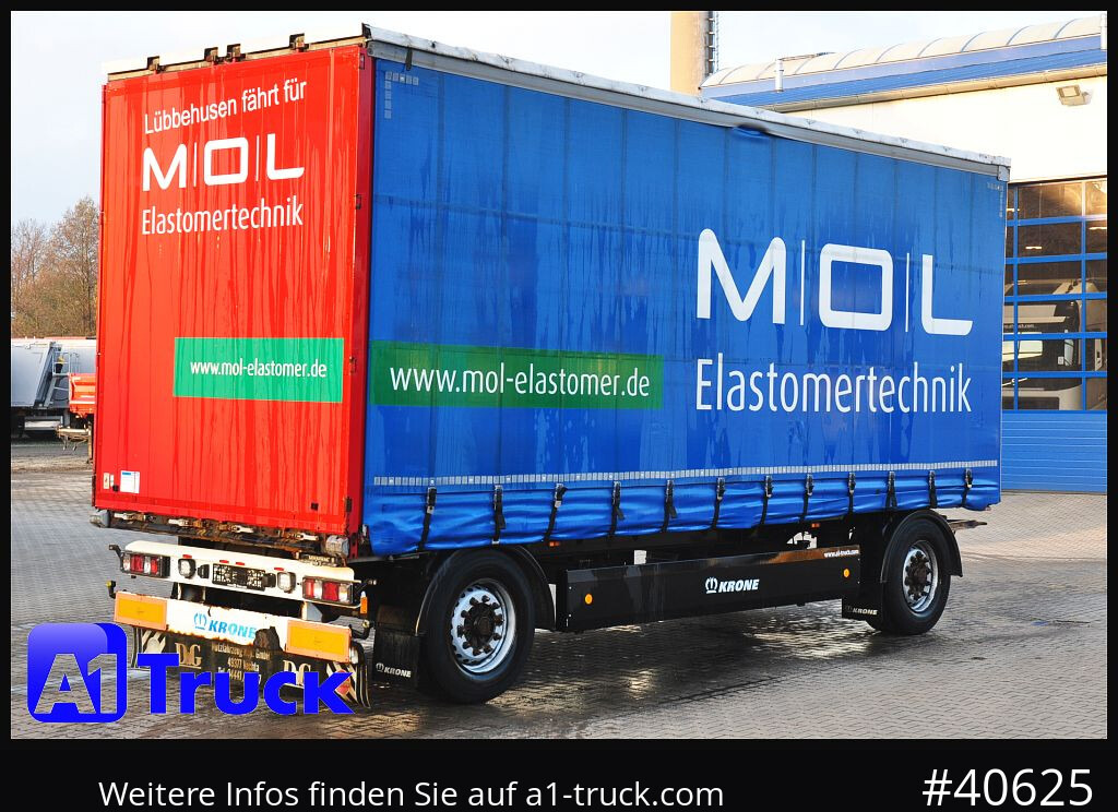 Remolque con toldo KRONE AZP 18, Maxi, 2800mm innen, Edscha,: foto 9 Remolque con toldo KRONE AZP 18, Maxi, 2800mm innen, Edscha,: foto 9