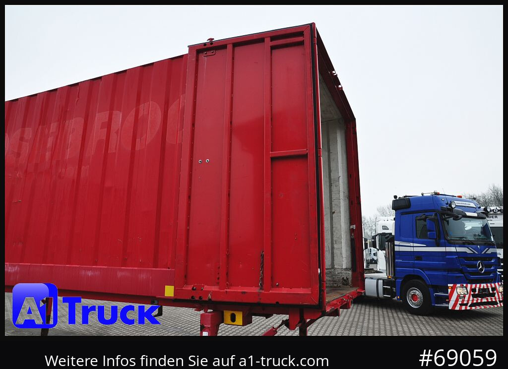 KRONE BDF 7,45 Wechselbrücke Koffer, Zurrösen in den Seitenwänden - Caja cerrada: foto 2 KRONE BDF 7,45 Wechselbrücke Koffer, Zurrösen in den Seitenwänden - Caja cerrada: foto 2