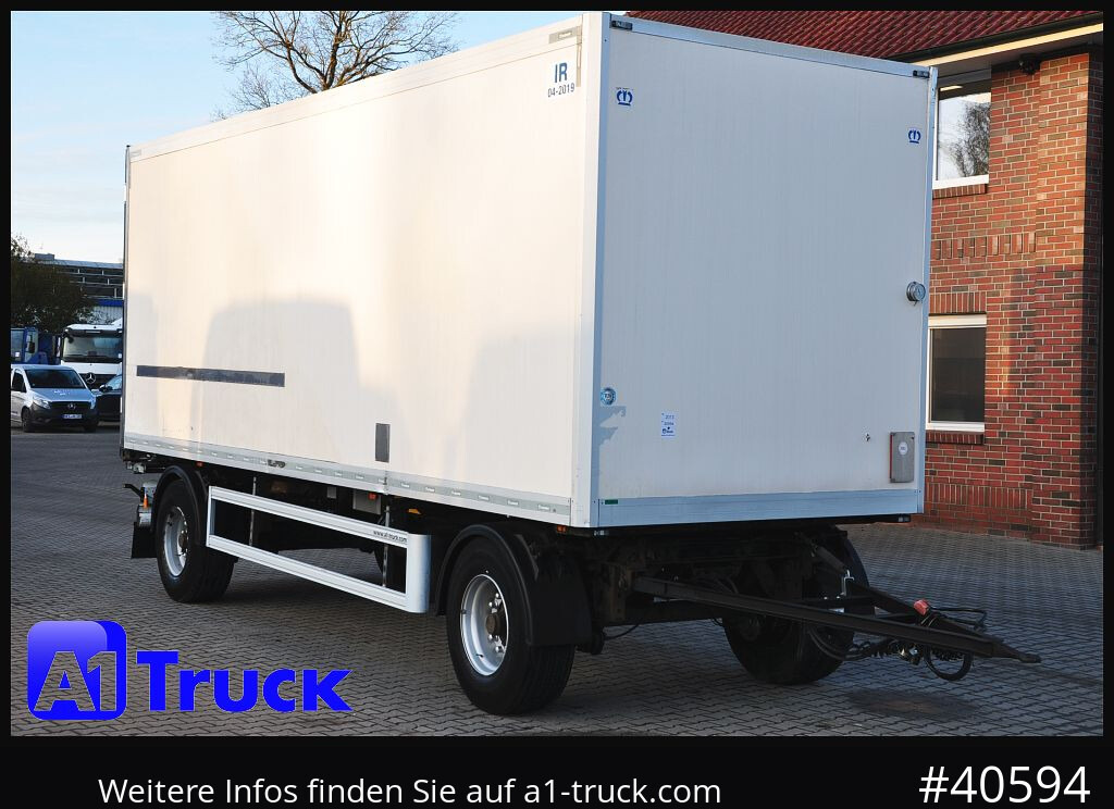 KRONE Koffer ISO, stark isoliert ehemaliger Kühlkoffer, Aluboden - Remolque caja cerrada: foto 1 KRONE Koffer ISO, stark isoliert ehemaliger Kühlkoffer, Aluboden - Remolque caja cerrada: foto 1