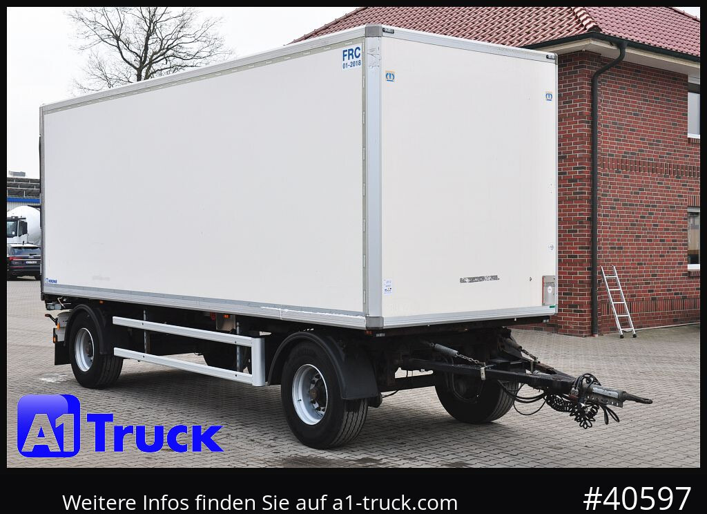 KRONE Koffer ISO, stark isoliert ehemaliger Kühlkoffer, Aluboden - Remolque caja cerrada: foto 1 KRONE Koffer ISO, stark isoliert ehemaliger Kühlkoffer, Aluboden - Remolque caja cerrada: foto 1