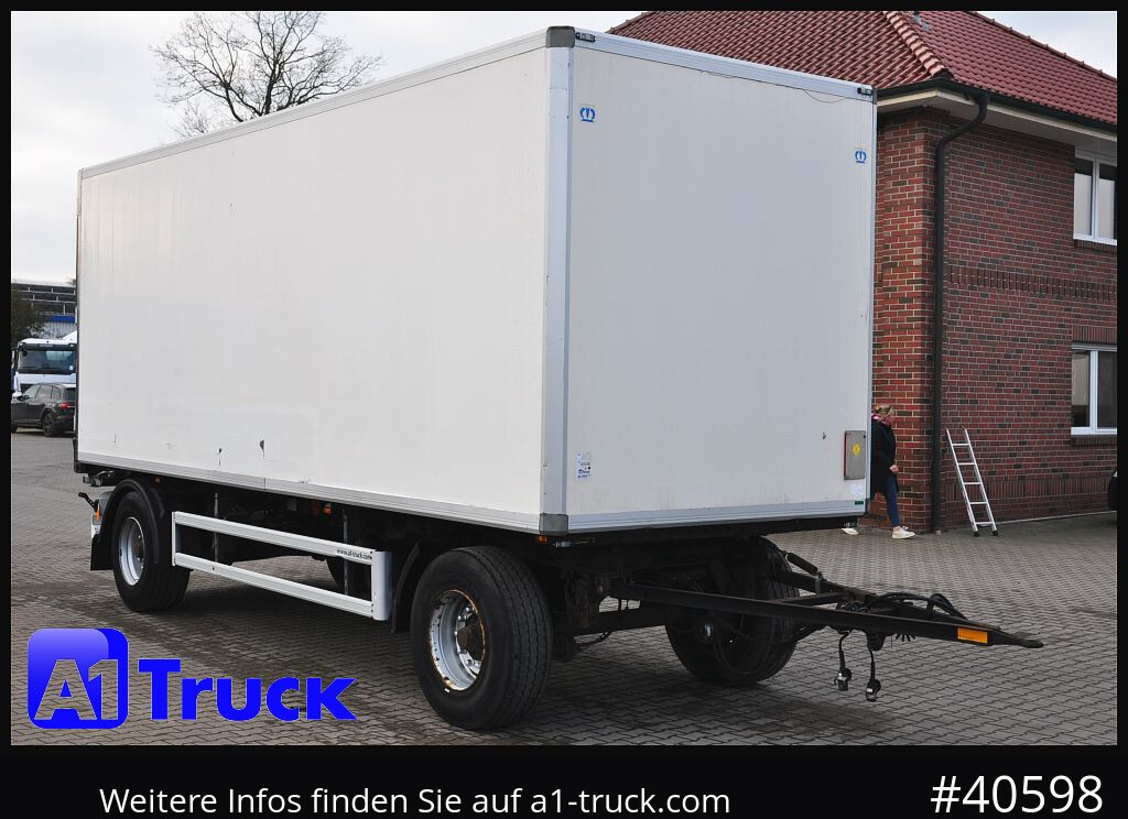 KRONE Koffer ISO, stark isoliert ehemaliger Kühlkoffer, Aluboden - Remolque caja cerrada: foto 1 KRONE Koffer ISO, stark isoliert ehemaliger Kühlkoffer, Aluboden - Remolque caja cerrada: foto 1