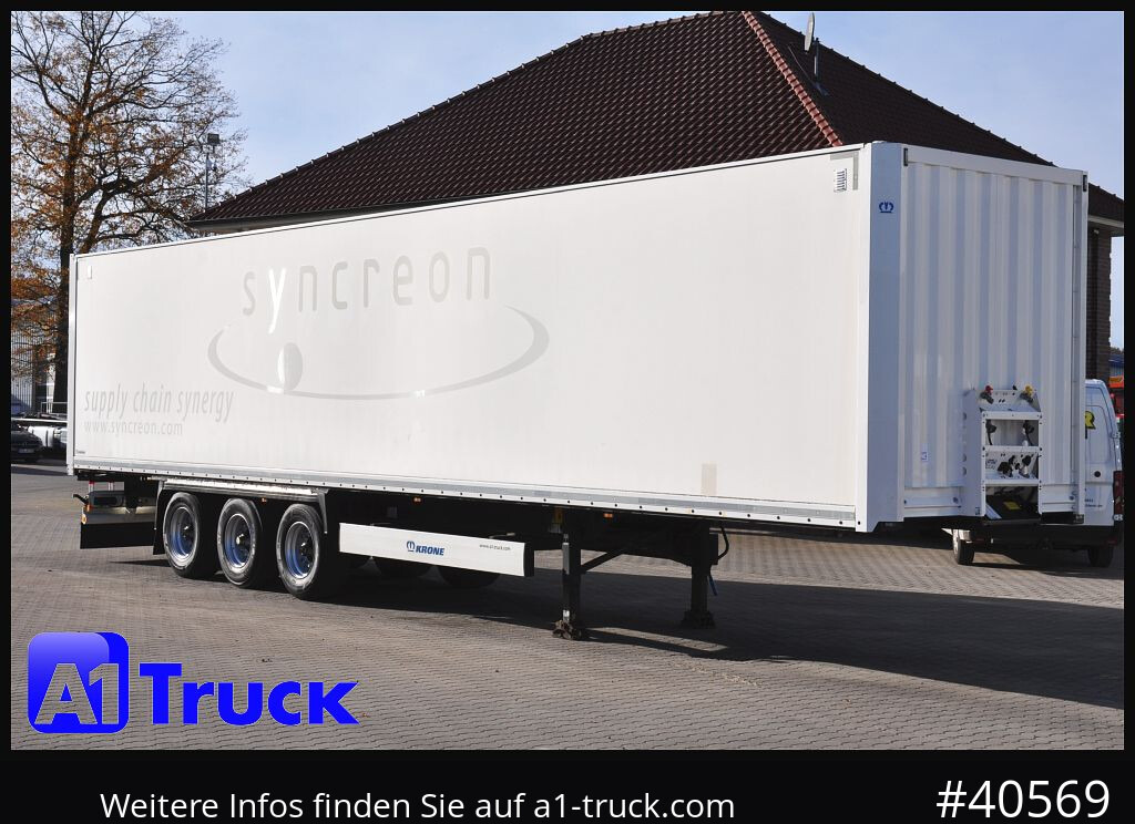 KRONE SDK 27, Koffer, 1 Vorbesitzer, Plywood, - Semirremolque caja cerrada: foto 1 KRONE SDK 27, Koffer, 1 Vorbesitzer, Plywood, - Semirremolque caja cerrada: foto 1