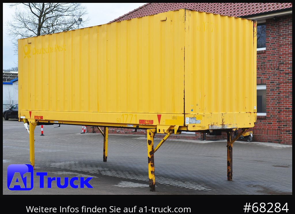 KRONE WB 7,45 Koffer, BDF Wechselbrücke 2530mm - Caja cerrada: foto 1 KRONE WB 7,45 Koffer, BDF Wechselbrücke 2530mm - Caja cerrada: foto 1