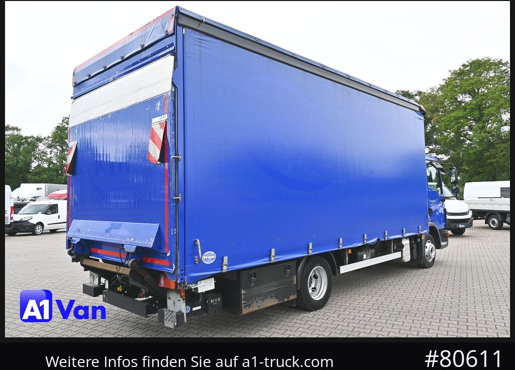 Furgoneta con caja de lona MAN TGL 8.180 4x2 Pritsche Plane, LBW, Klima: foto 7