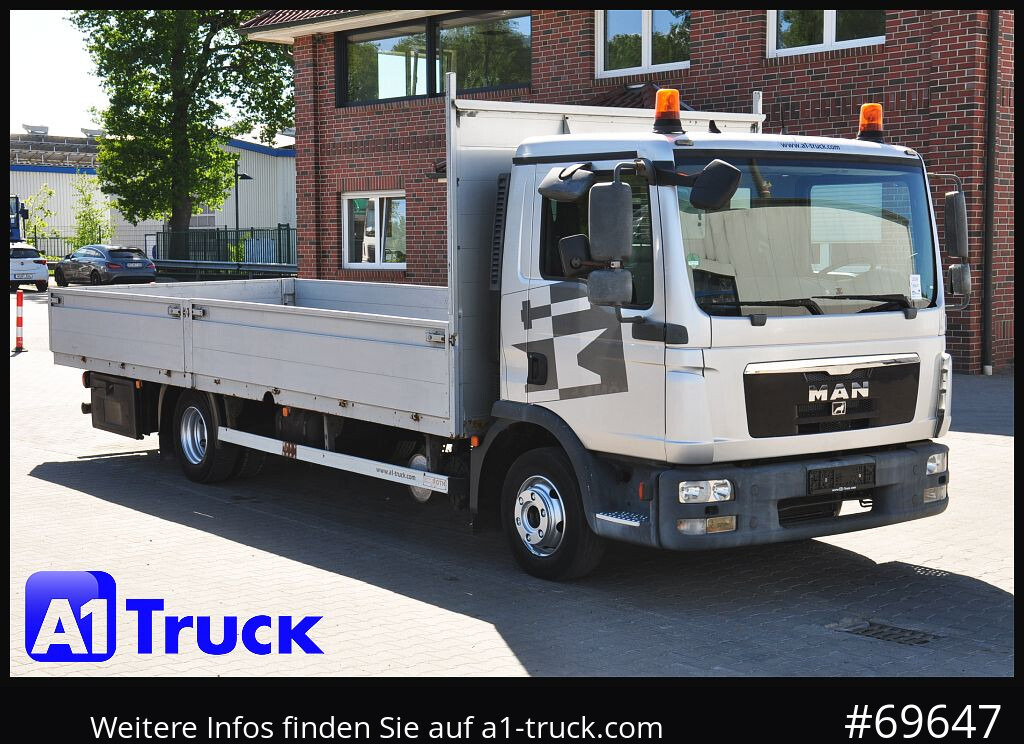 MAN TGL 8,220, Pritsche offen, L6400mm, AHK, - Caja abierta furgoneta: foto 1 MAN TGL 8,220, Pritsche offen, L6400mm, AHK, - Caja abierta furgoneta: foto 1