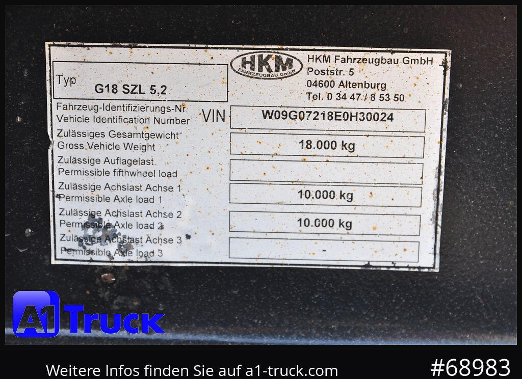 MEILLER HKM, Luft, Schlitten, Abrollanhänger - Remolque multilift/ Portacontenedores de cadenas: foto 5 MEILLER HKM, Luft, Schlitten, Abrollanhänger - Remolque multilift/ Portacontenedores de cadenas: foto 5