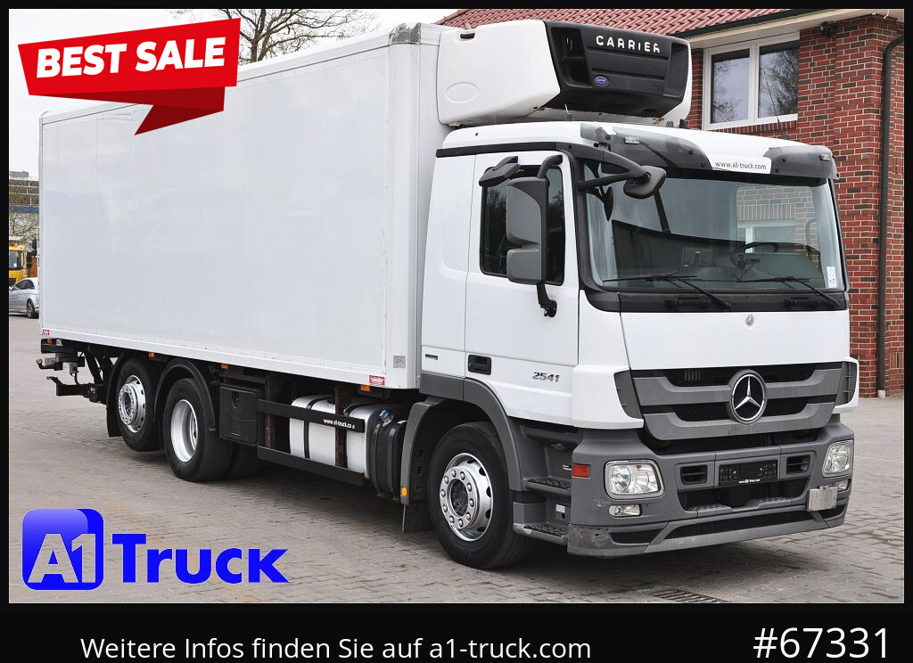 MERCEDES-BENZ Actros 2541 2544 Carrier 950 Bär LBW 2t. - Camión frigorífico: foto 1 MERCEDES-BENZ Actros 2541 2544 Carrier 950 Bär LBW 2t. - Camión frigorífico: foto 1