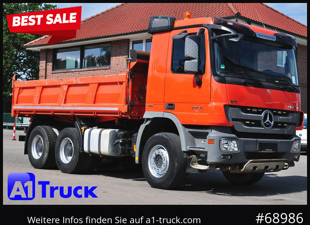 MERCEDES-BENZ Actros 2655 ,V8, 6x4 Meiller Klima , EPS - Camión volquete: foto 1 MERCEDES-BENZ Actros 2655 ,V8, 6x4 Meiller Klima , EPS - Camión volquete: foto 1