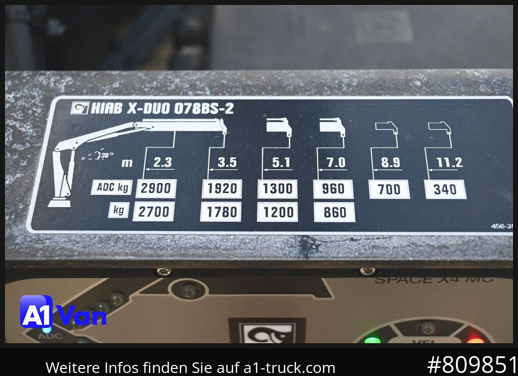 MERCEDES-BENZ Atego 816 Kipper Kran, Hiab, AHK, Klima - Volquete furgoneta: foto 4 MERCEDES-BENZ Atego 816 Kipper Kran, Hiab, AHK, Klima - Volquete furgoneta: foto 4