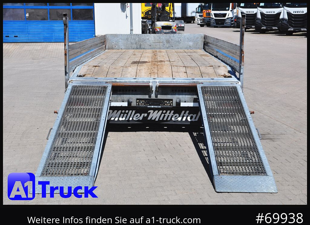 MUELLER-MITTELTAL Tandem Tieflader 11,9t. Rampen, L6,2m, - Remolque góndola rebajadas: foto 2 MUELLER-MITTELTAL Tandem Tieflader 11,9t. Rampen, L6,2m, - Remolque góndola rebajadas: foto 2