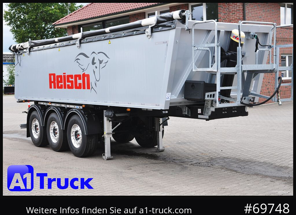 REISCH RHKS, Alu-Kippmulde 26m³, Lift SAF, - Semirremolque volquete: foto 1 REISCH RHKS, Alu-Kippmulde 26m³, Lift SAF, - Semirremolque volquete: foto 1