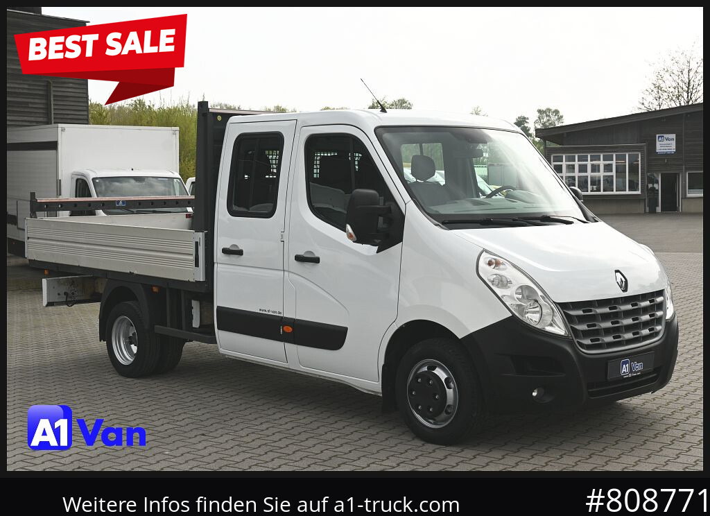 RENAULT Master Pritsche Doka, AHK 3,5Tonnen , Klima, Luftfederung - Caja abierta furgoneta: foto 1 RENAULT Master Pritsche Doka, AHK 3,5Tonnen , Klima, Luftfederung - Caja abierta furgoneta: foto 1