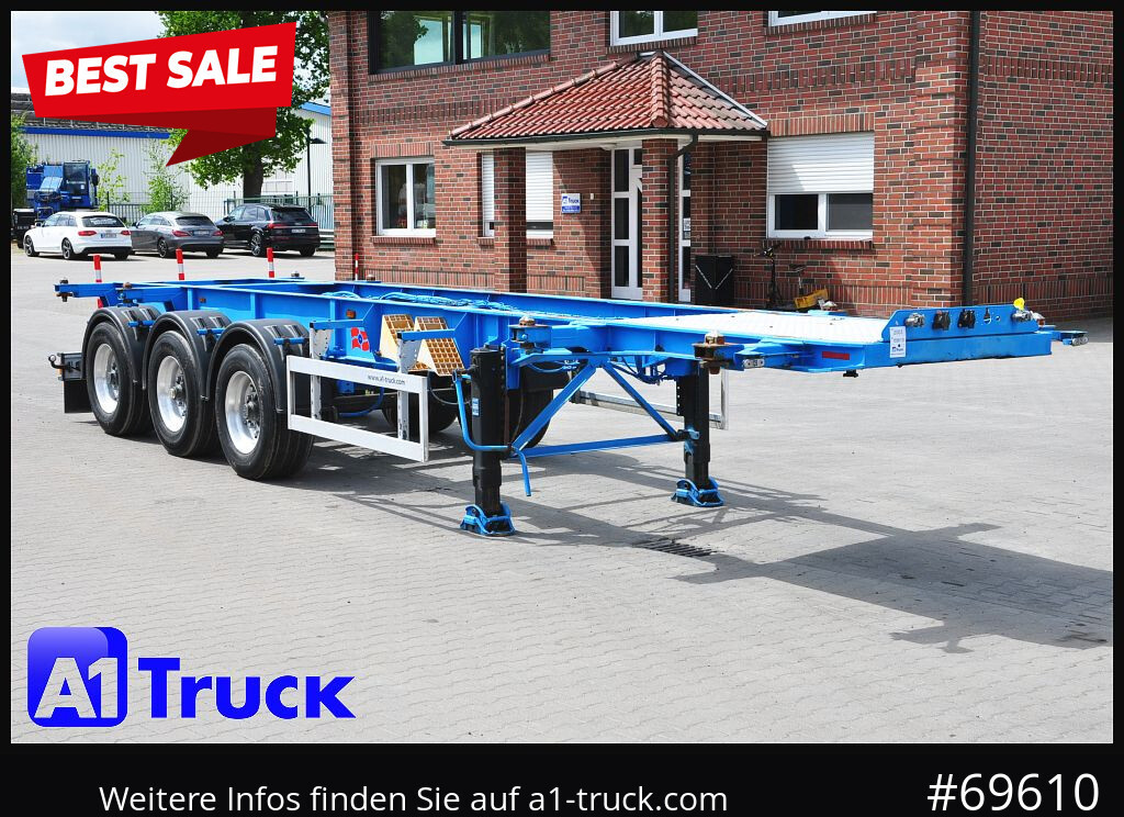 ROHR RSW C 38 CO, ADR, Alufelgen, - Semirremolque portacontenedore/ Intercambiable: foto 1 ROHR RSW C 38 CO, ADR, Alufelgen, - Semirremolque portacontenedore/ Intercambiable: foto 1