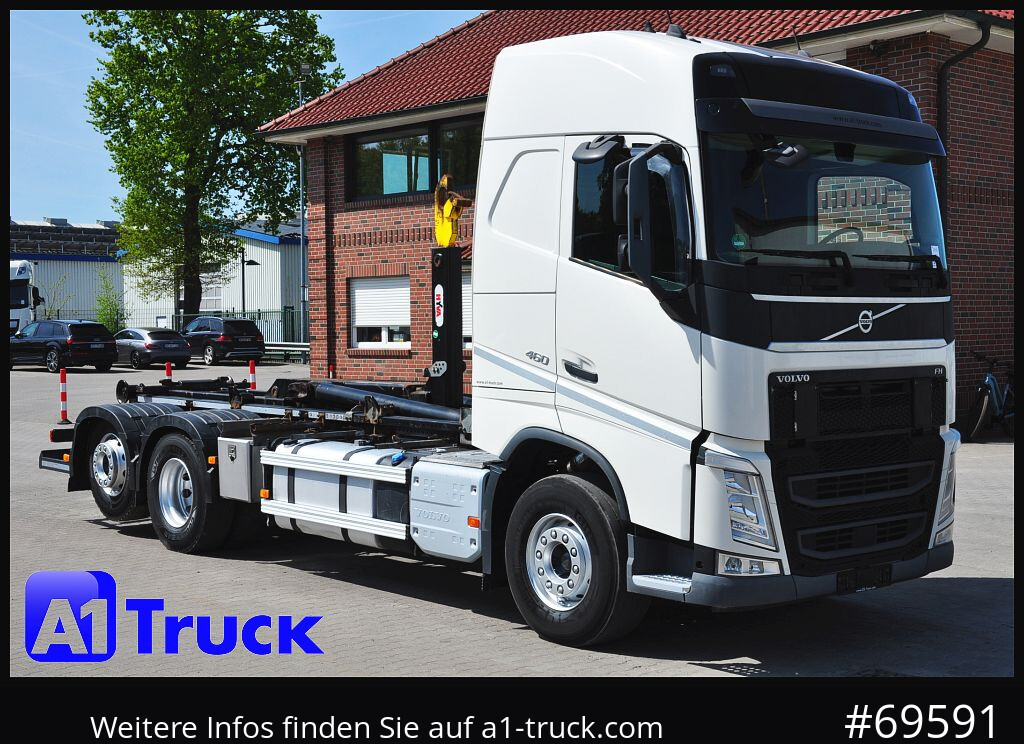 VOLVO FH 460 XL, HYVA Abrollkipper, Liftachse, - Camión multibasculante: foto 1 VOLVO FH 460 XL, HYVA Abrollkipper, Liftachse, - Camión multibasculante: foto 1
