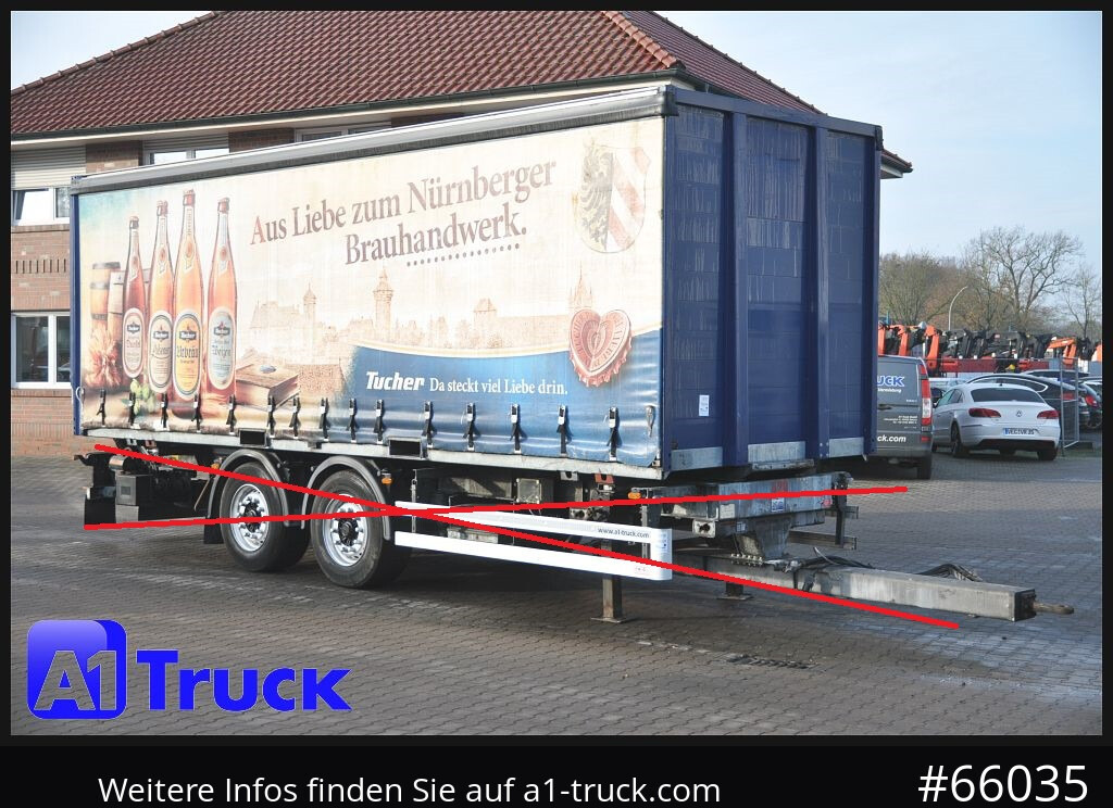 WECON 7,82 Plattform, Verzinkt, 7820mm, Staplertasche, ohne Hecktür - Toldo carrocería: foto 1 WECON 7,82 Plattform, Verzinkt, 7820mm, Staplertasche, ohne Hecktür - Toldo carrocería: foto 1