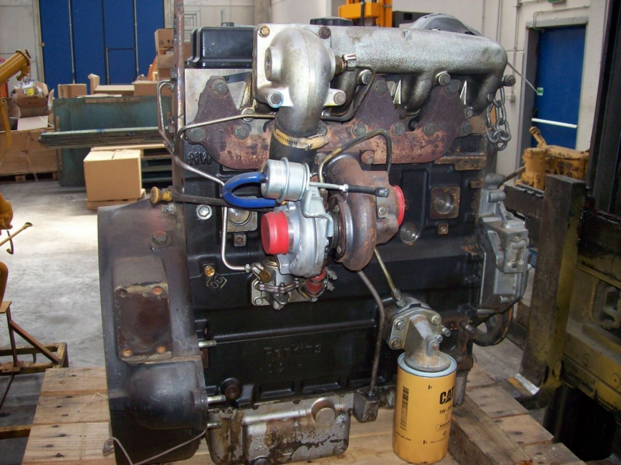 Caterpillar 3054 Motore PERKINS Serie 1000. Revisionato, completo di turbo nuovo. Effettuato banco prova. - Motor para Maquinaria de construcción: foto 2 Caterpillar 3054 Motore PERKINS Serie 1000. Revisionato, completo di turbo nuovo. Effettuato banco prova. - Motor para Maquinaria de construcción: foto 2