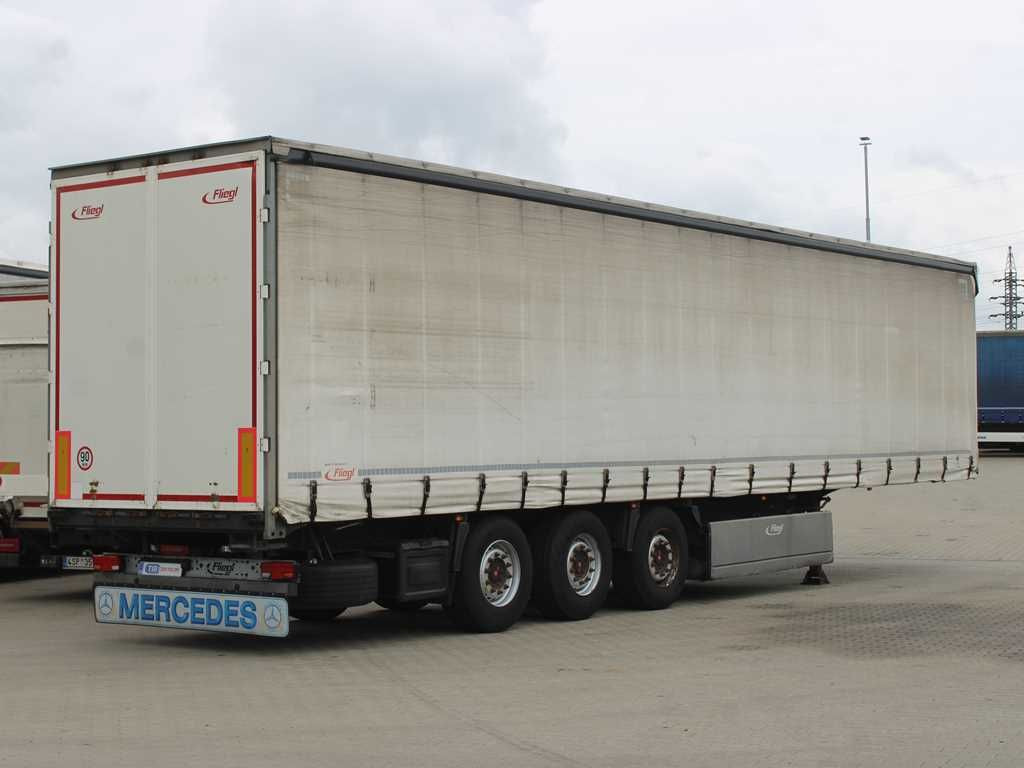 Fliegl SDS 390, MULDA, MULTILOCK, LIFTING AXLE, SAF - Semirremolque lona: foto 3 Fliegl SDS 390, MULDA, MULTILOCK, LIFTING AXLE, SAF - Semirremolque lona: foto 3