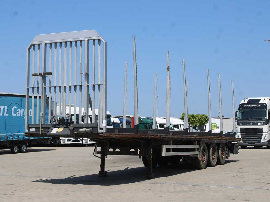 Krone PROFILINER, LIFTING AXLE, SAF - Semirremolque forestal: foto 1 Krone PROFILINER, LIFTING AXLE, SAF - Semirremolque forestal: foto 1