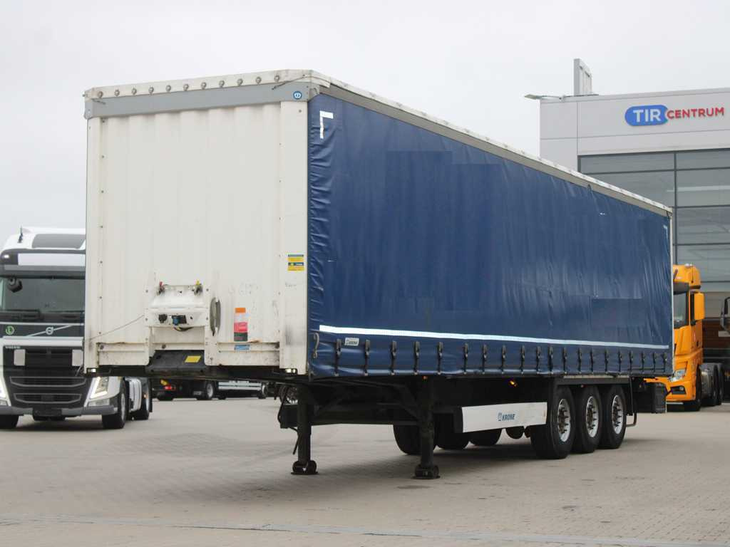 Krone SD, LIFT AXLE, HOLLOW, MULTILOCK - Semirremolque lona: foto 1 Krone SD, LIFT AXLE, HOLLOW, MULTILOCK - Semirremolque lona: foto 1