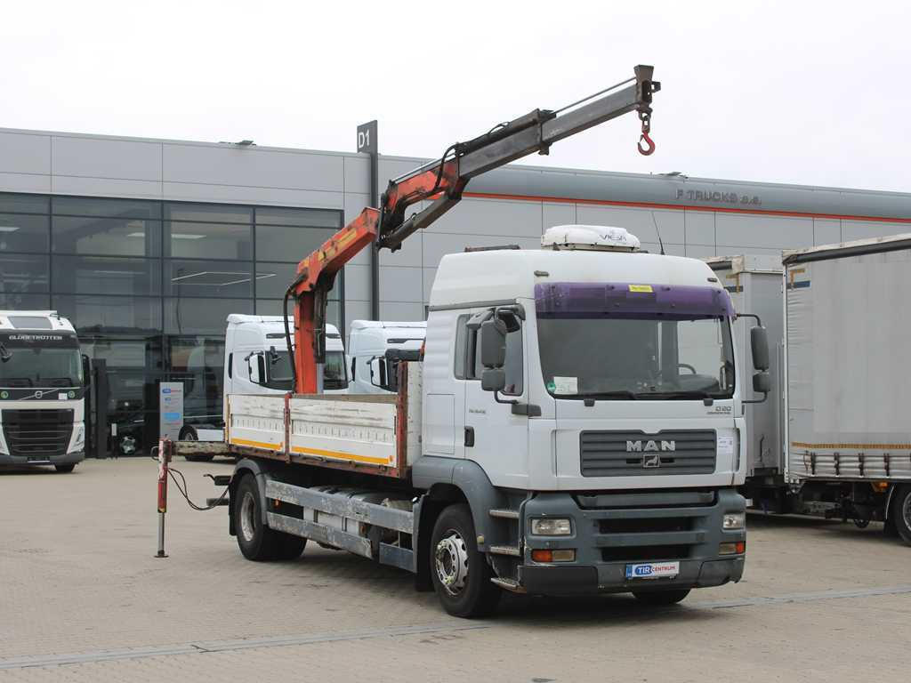MAN TGA 18.430, EURO 4, RETARDER, INDEPENDENT AIR CONDITIONING, PALFINGER PK10500A - Camión caja abierta, Camión grúa: foto 3 MAN TGA 18.430, EURO 4, RETARDER, INDEPENDENT AIR CONDITIONING, PALFINGER PK10500A - Camión caja abierta, Camión grúa: foto 3
