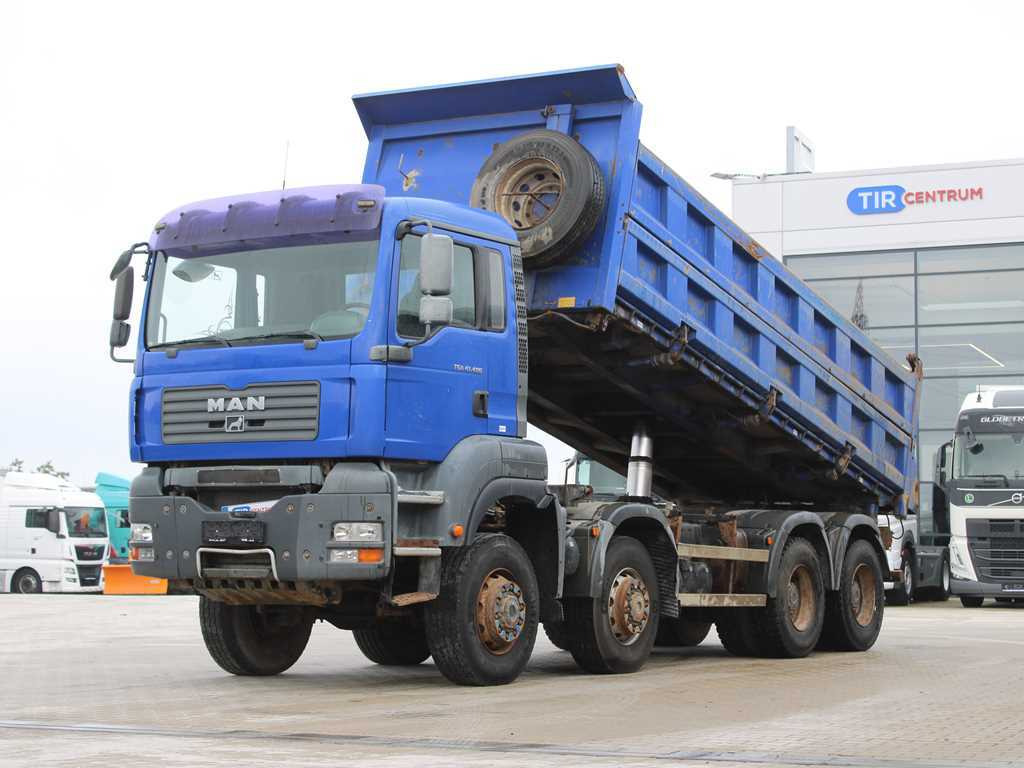MAN TGA 41.480, 8X6, THREE SIDED, EURO 3, RETARDER, 17m³ - Camión volquete: foto 1 MAN TGA 41.480, 8X6, THREE SIDED, EURO 3, RETARDER, 17m³ - Camión volquete: foto 1