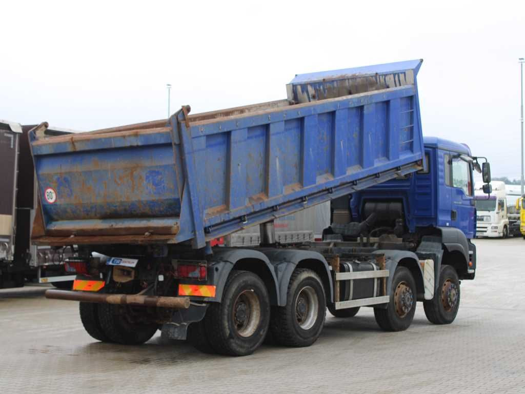 MAN TGA 41.480, 8X6, THREE-SIDED, EURO 3, RETARDER - Camión volquete: foto 3 MAN TGA 41.480, 8X6, THREE-SIDED, EURO 3, RETARDER - Camión volquete: foto 3