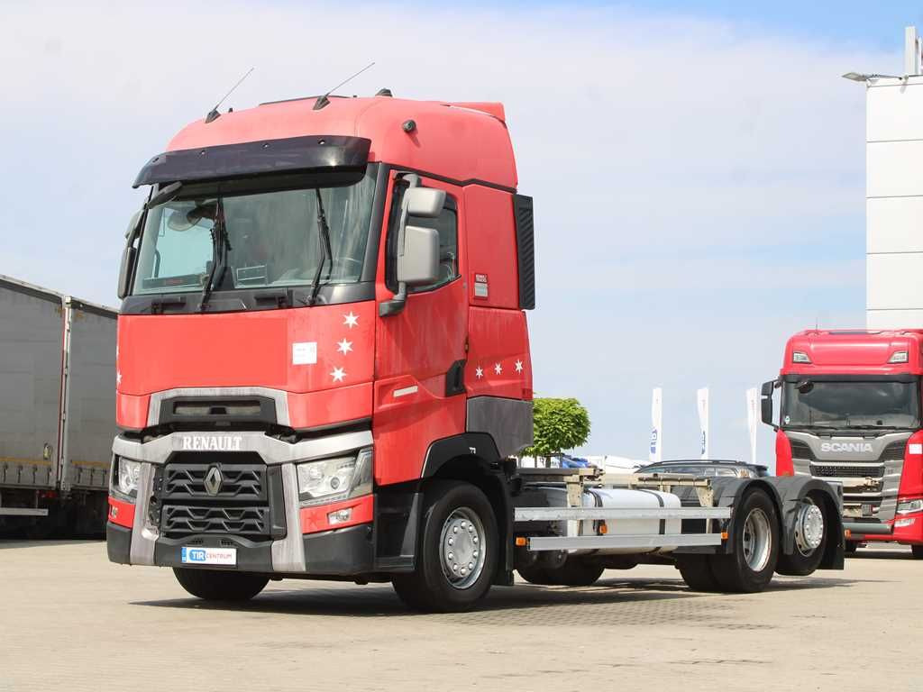 Camión chasis Renault T 480, BDF, EURO 6, AIR SUSPENSIONS,LIFTING AXLE: foto 1