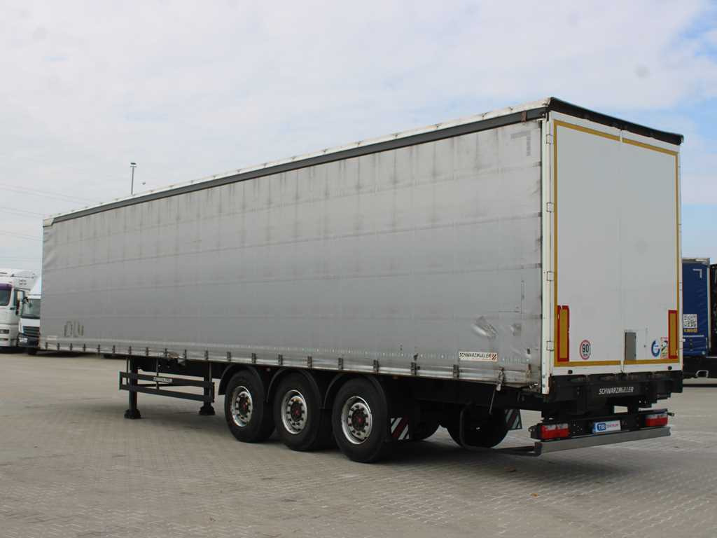 Schwarzmüller SPA 3/E, AXLES SAF, MULDA, MULTILOCK, TIRES 80% - Semirremolque lona: foto 5 Schwarzmüller SPA 3/E, AXLES SAF, MULDA, MULTILOCK, TIRES 80% - Semirremolque lona: foto 5