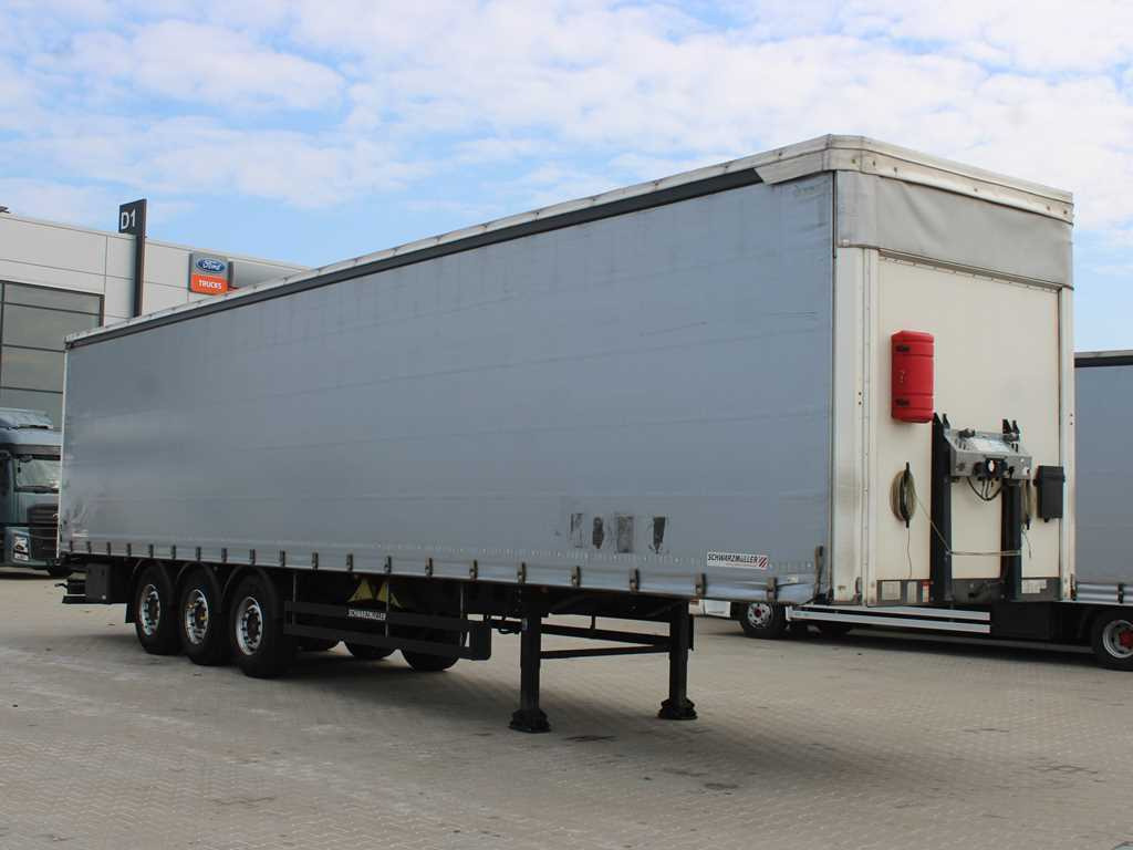 Schwarzmüller SPA 3/E, AXLES SAF, MULDA, MULTILOCK, TIRES 80% - Semirremolque lona: foto 3 Schwarzmüller SPA 3/E, AXLES SAF, MULDA, MULTILOCK, TIRES 80% - Semirremolque lona: foto 3