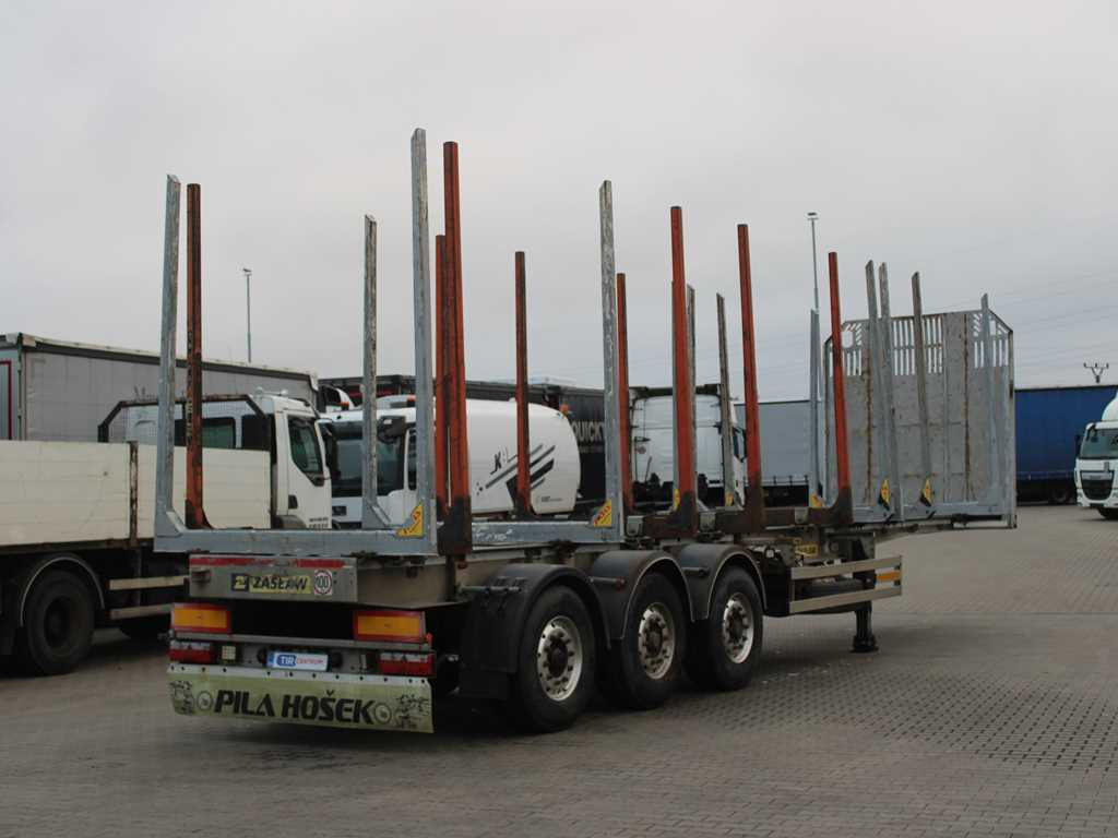 ZASŁAW D-651A, 2x LIFTING AXLE - Semirremolque forestal: foto 3 ZASŁAW D-651A, 2x LIFTING AXLE - Semirremolque forestal: foto 3