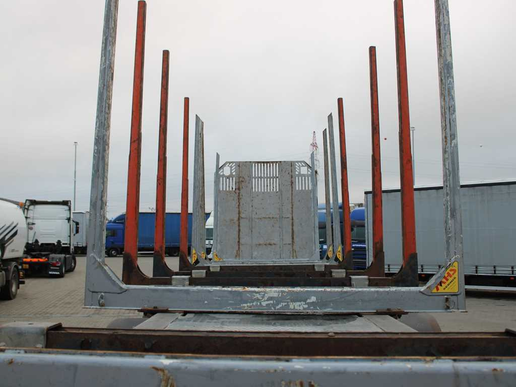 ZASŁAW D-651A, 2x LIFTING AXLE - Semirremolque forestal: foto 5 ZASŁAW D-651A, 2x LIFTING AXLE - Semirremolque forestal: foto 5