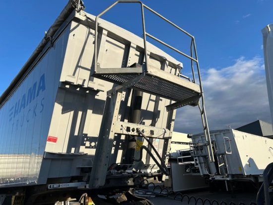 Kempf SKM AK 39 Alu-Kastenmulde 55m³ Rollplane - Semirremolque volquete: foto 3 Kempf SKM AK 39 Alu-Kastenmulde 55m³ Rollplane - Semirremolque volquete: foto 3