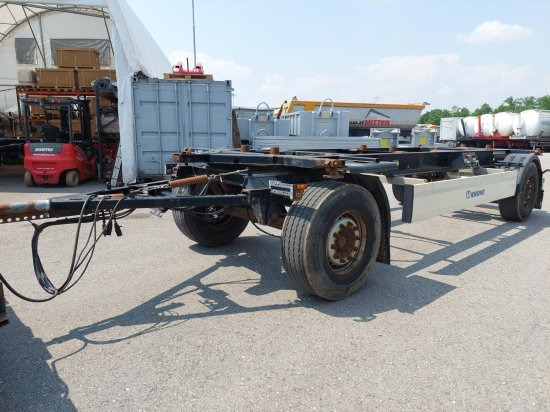 Krone AZ 18, Standard-Lafette Krone-Achsen, - Remolque portacontenedore/ Intercambiable: foto 5 Krone AZ 18, Standard-Lafette Krone-Achsen, - Remolque portacontenedore/ Intercambiable: foto 5
