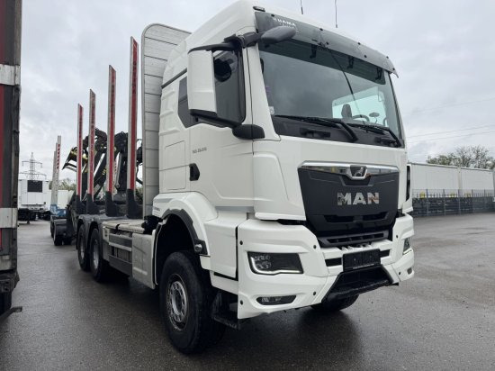 MAN TGS 33.510 BL 6x4, Intarder, Holztransporter, LIV 120Z - Camión forestal, Camión grúa: foto 3 MAN TGS 33.510 BL 6x4, Intarder, Holztransporter, LIV 120Z - Camión forestal, Camión grúa: foto 3