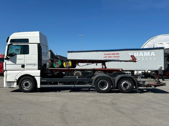 Camión portacontenedore/ Intercambiable MAN TGX 26.470 XXL, 6x2, Liftachse, EURO6, Intarder,: foto 8
