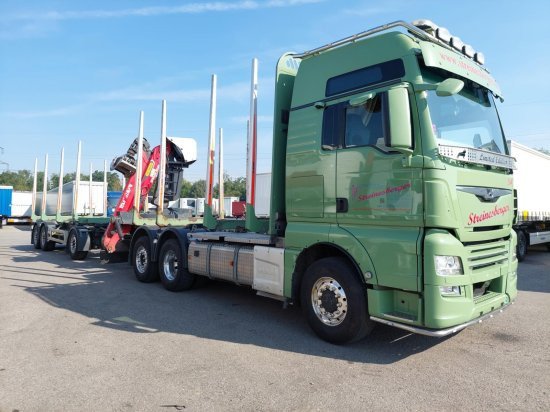 MAN TGX 26.500 6x4x4 Holztransporter, Motor Neu - Camión forestal, Camión grúa: foto 2 MAN TGX 26.500 6x4x4 Holztransporter, Motor Neu - Camión forestal, Camión grúa: foto 2