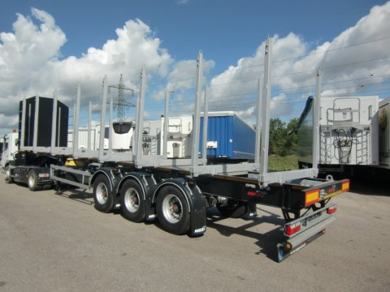 MEGA TIMBER LONG Holzauflieger 8 Rungenpaare 3. Achse Liftachse - Semirremolque forestal: foto 4 MEGA TIMBER LONG Holzauflieger 8 Rungenpaare 3. Achse Liftachse - Semirremolque forestal: foto 4