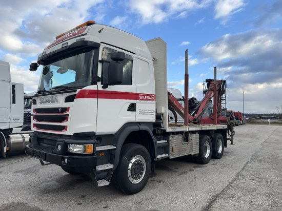 Scania G490 6X6  Blatt-Blatt Penz Kran 12.Z8.70 - Camión forestal, Camión grúa: foto 3 Scania G490 6X6  Blatt-Blatt Penz Kran 12.Z8.70 - Camión forestal, Camión grúa: foto 3