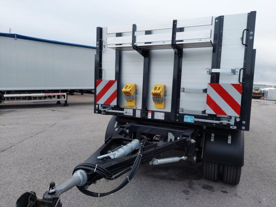 Schwarzmüller 2-Achs Jumbo-Baustoff-Plateauanhänger, BPW-Achsen, Alufelgen, - Remolque caja abierta: foto 5 Schwarzmüller 2-Achs Jumbo-Baustoff-Plateauanhänger, BPW-Achsen, Alufelgen, - Remolque caja abierta: foto 5