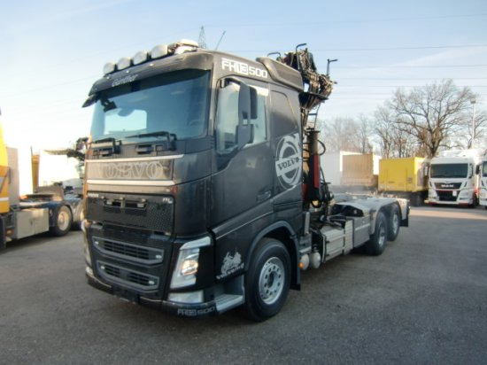 Volvo FH 500 6x2, Schrottkran, Waage, E6, Liftachse - Camión multibasculante, Camión grúa: foto 1 Volvo FH 500 6x2, Schrottkran, Waage, E6, Liftachse - Camión multibasculante, Camión grúa: foto 1