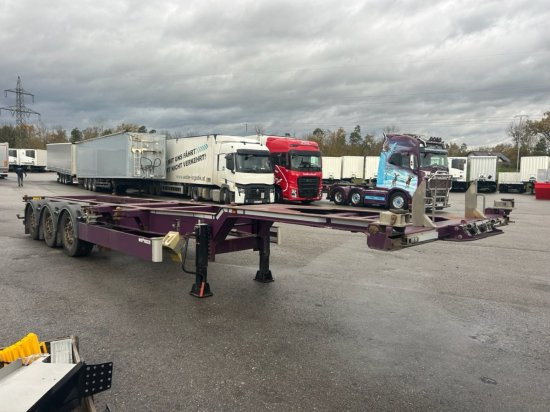 Web Trailer LPRS24 Heckschieber 1x20 ft 2x20 ft 1x40 ft - Semirremolque portacontenedore/ Intercambiable: foto 1 Web Trailer LPRS24 Heckschieber 1x20 ft 2x20 ft 1x40 ft - Semirremolque portacontenedore/ Intercambiable: foto 1