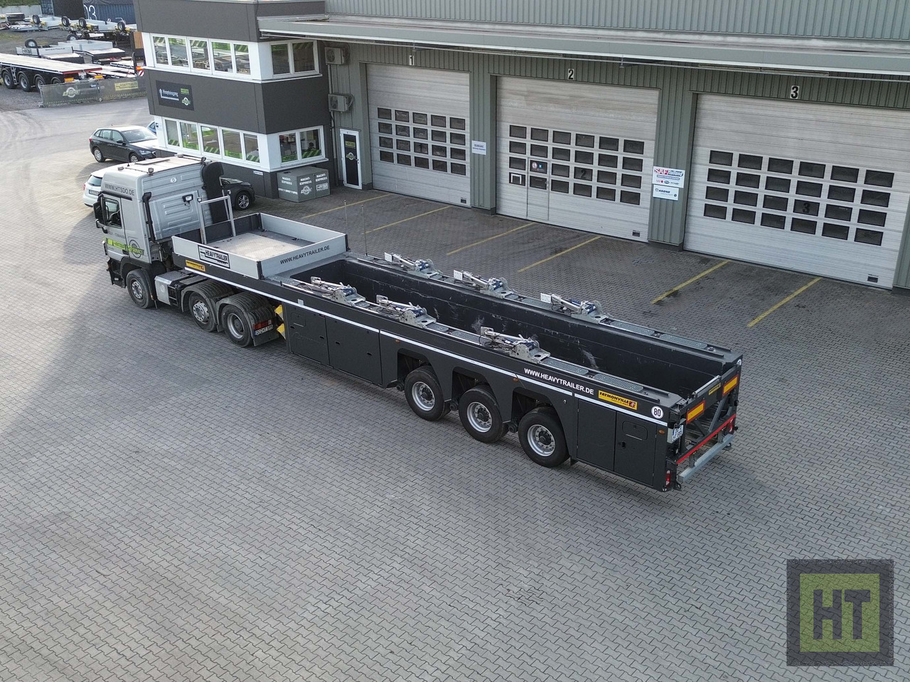 Faymonviile 3-Achs-Beton-Innenlader-PrefaMAX - Semirremolque plataforma/ Caja abierta: foto 1 Faymonviile 3-Achs-Beton-Innenlader-PrefaMAX - Semirremolque plataforma/ Caja abierta: foto 1