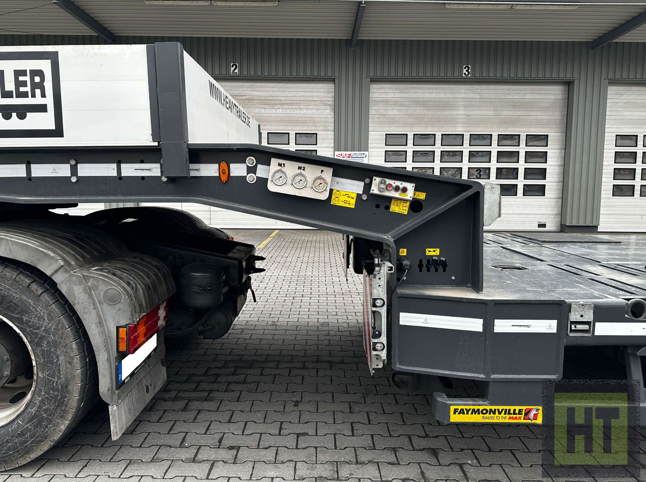 Faymonville 5-Achs-Tele-Semi-Halbachsen-Twinaxle-hydr Rampen - Semirremolque góndola rebajadas: foto 4 Faymonville 5-Achs-Tele-Semi-Halbachsen-Twinaxle-hydr Rampen - Semirremolque góndola rebajadas: foto 4