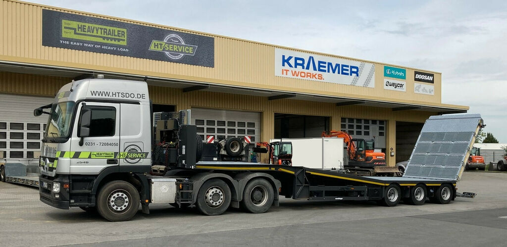 Meusburger 3-Achs-Satteltieflader mit abklappbarem Heck - Semirremolque góndola rebajadas: foto 1 Meusburger 3-Achs-Satteltieflader mit abklappbarem Heck - Semirremolque góndola rebajadas: foto 1
