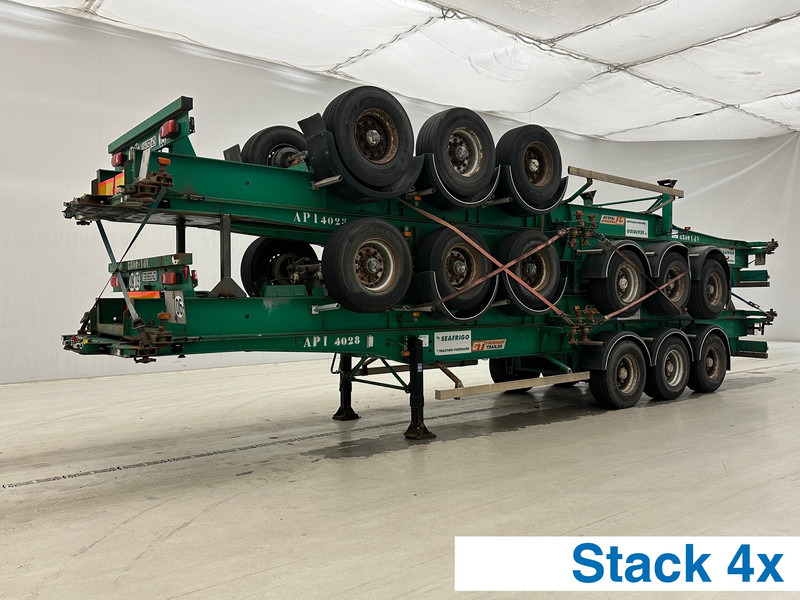 GT Trailers 4 x Skelet 2 x 20-40 ft - Semirremolque portacontenedore/ Intercambiable: foto 1 GT Trailers 4 x Skelet 2 x 20-40 ft - Semirremolque portacontenedore/ Intercambiable: foto 1