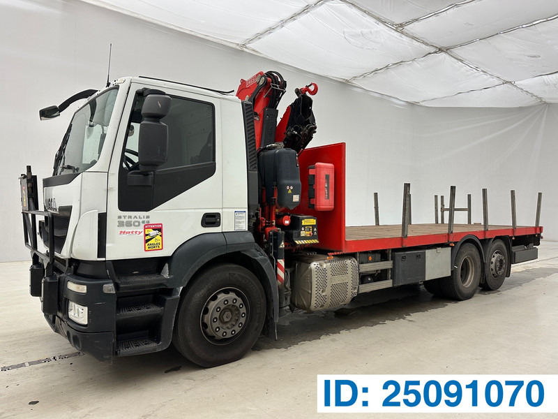 Iveco Stralis 360 - Camión caja abierta, Camión grúa: foto 1 Iveco Stralis 360 - Camión caja abierta, Camión grúa: foto 1