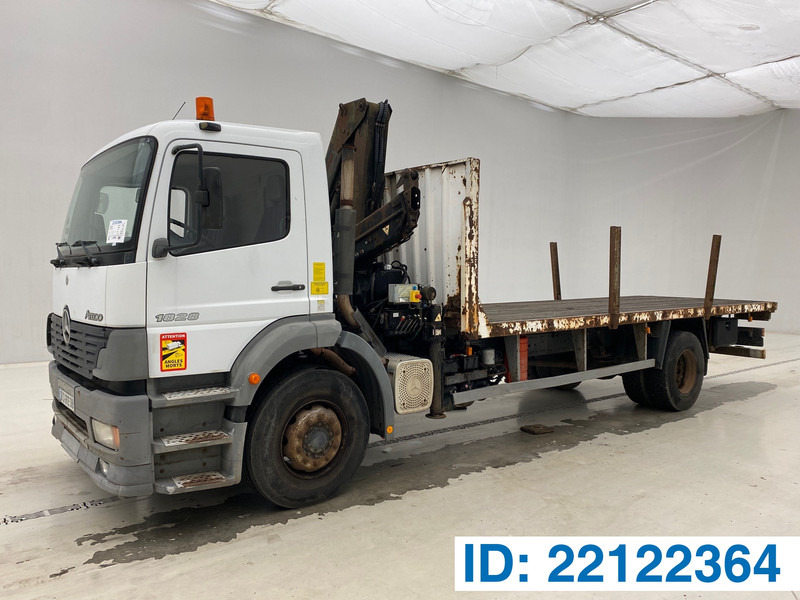 Mercedes-Benz Atego 1828 - Camión caja abierta, Camión grúa: foto 1 Mercedes-Benz Atego 1828 - Camión caja abierta, Camión grúa: foto 1