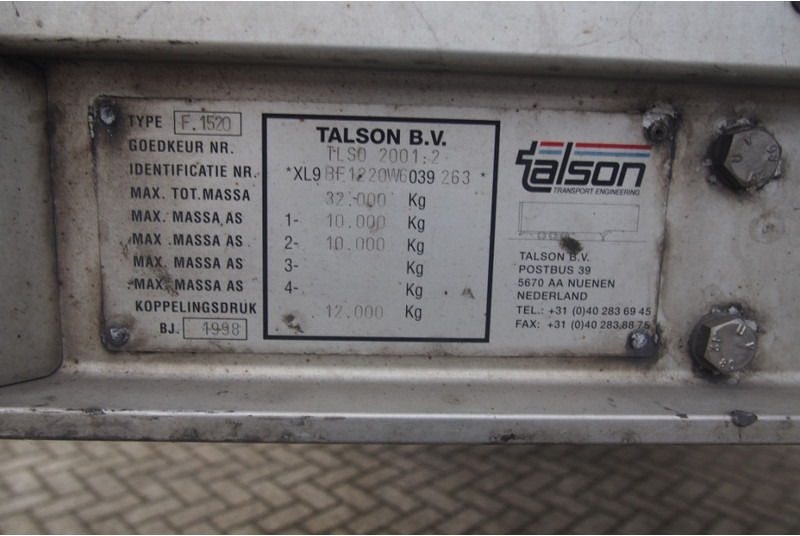 Semirremolque caja cerrada Talson Box semi-trailer: foto 9 Semirremolque caja cerrada Talson Box semi-trailer: foto 9