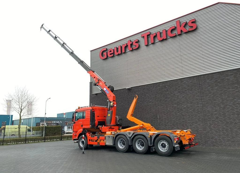 MAN TGS 35.480 8X4 TRIDEM + 20 TON HAAKARM + HMF 322 - Camión multibasculante, Camión grúa: foto 5 MAN TGS 35.480 8X4 TRIDEM + 20 TON HAAKARM + HMF 322 - Camión multibasculante, Camión grúa: foto 5
