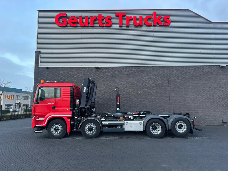 Camión multibasculante, Camión grúa MAN TGS 35.500 8X4H-6 MET MULTILIFT ULT T 21 S51 HAAKARMSYSTEEM + HIAB X-HIPRO 192 E-4 KRAAN/CRANE/KRAN/GRUA: foto 8